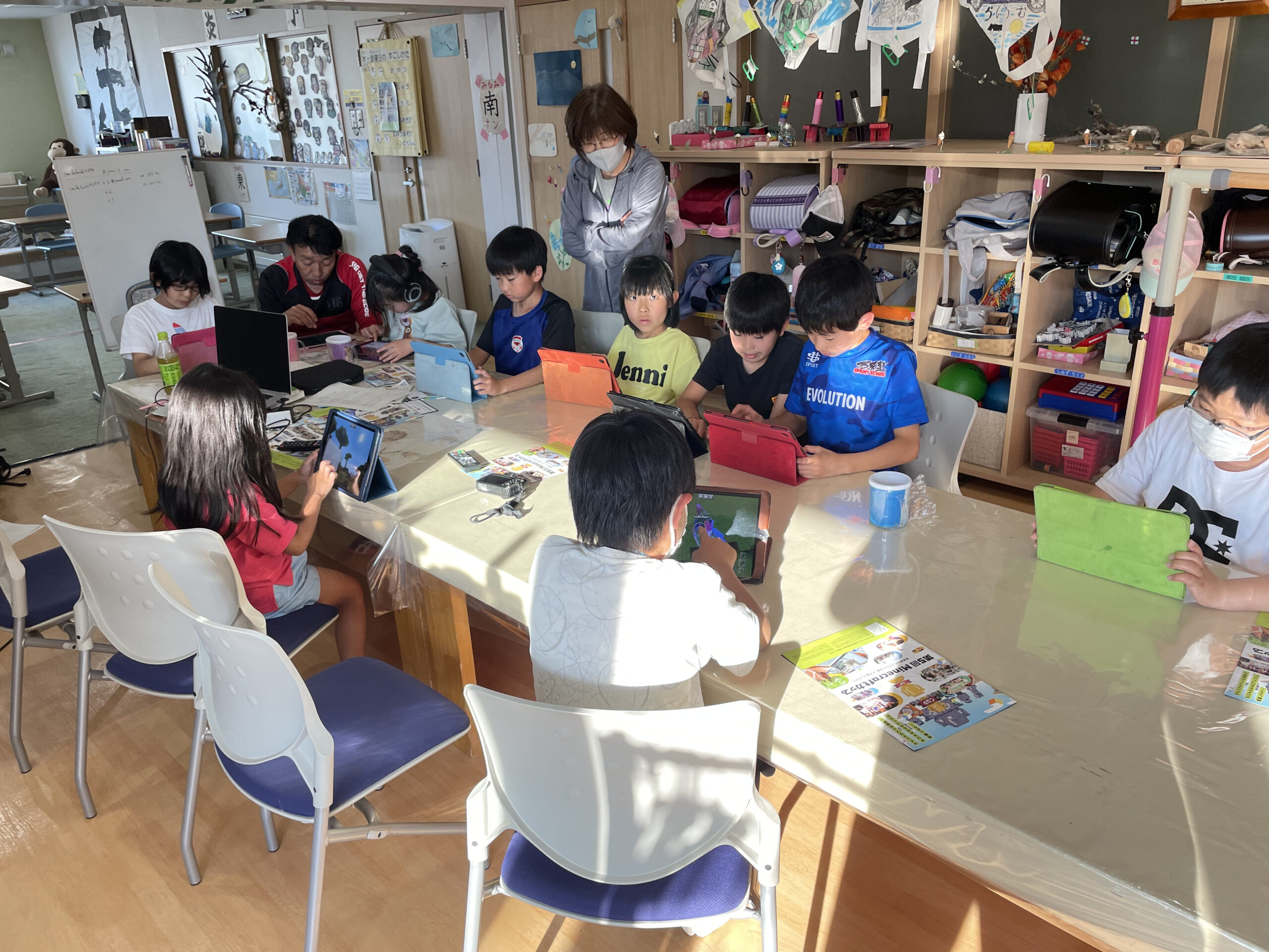北海道 東神楽町にある「スマイルキッズクラブ」でワークショップを開催しました
