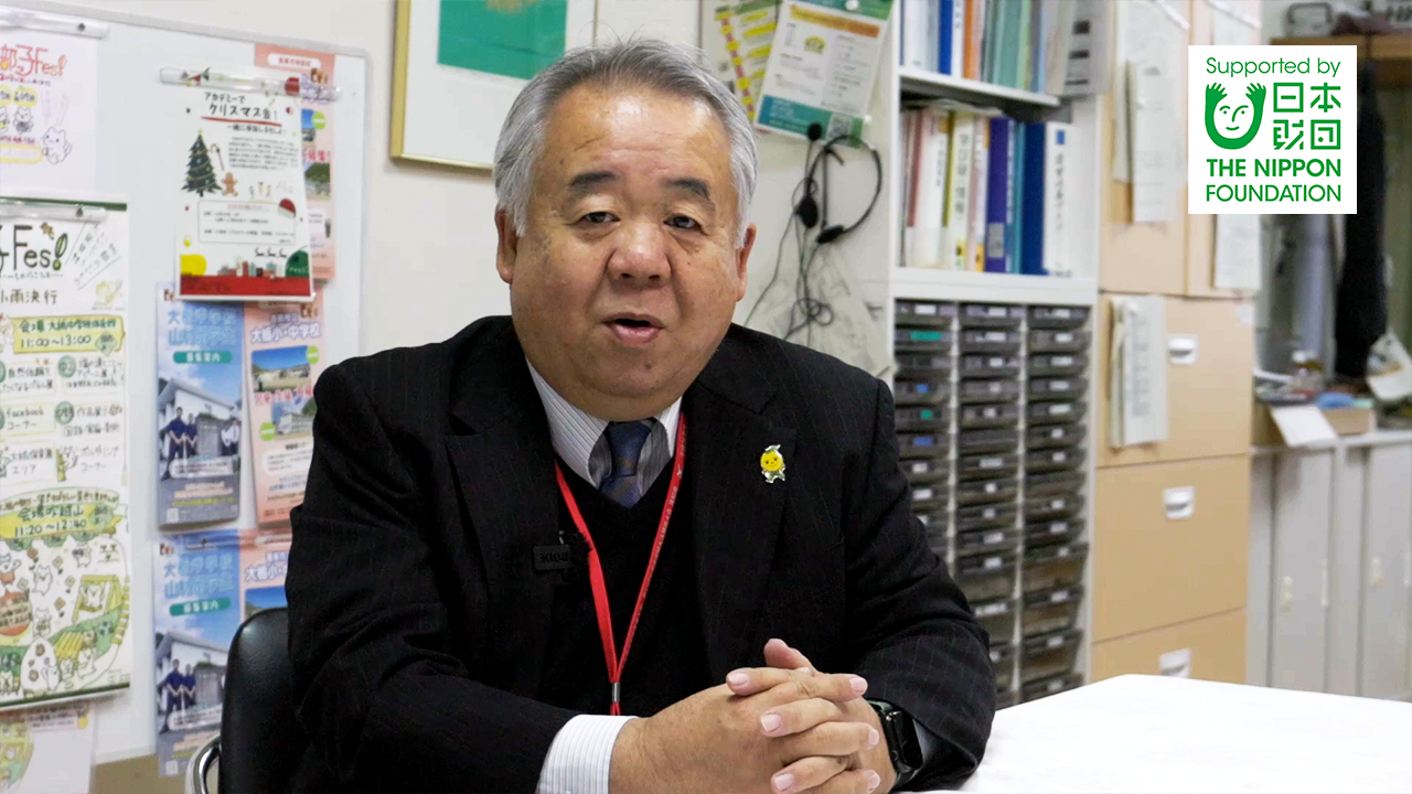 大栃中学校の取り組みを取材しました