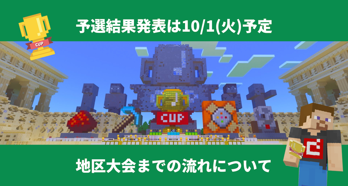 予選結果発表は10/1(火)予定！その後の流れを確認しよう